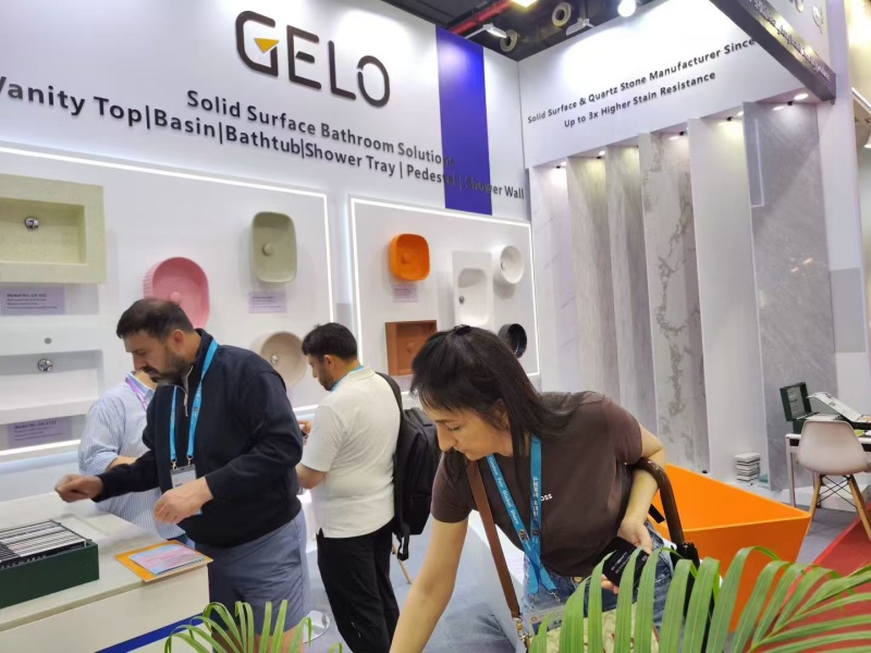 GELO Showcases Solid Surface Solutions at the 139th Canton Fair