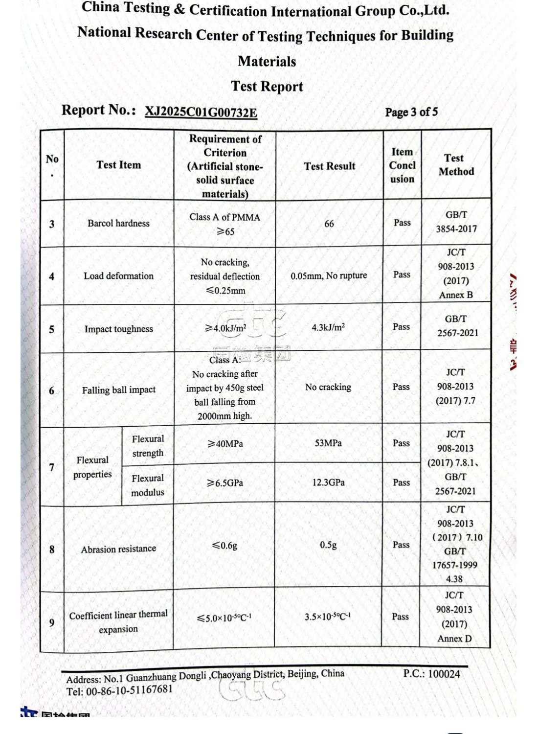 acrylic solid surface test report_04