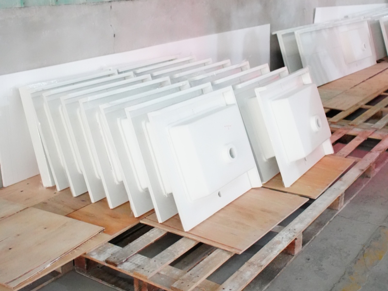 Compared with an all-solid-surface installation, however, this combination cannot create the same continuous coved or curved transition between the basin and countertop. An all-solid-surface solution allows the basin and worktop to be shaped, bonded, and polished as one flowing surface, creating a truly seamless appearance and making daily cleaning easier. Compared with an all-solid-surface installation, however, this combination cannot create the same continuous coved or curved transition between the basin and countertop. An all-solid-surface solution allows the basin and worktop to be shaped, bonded, and polished as one flowing surface, creating a truly seamless appearance and making daily cleaning easier.