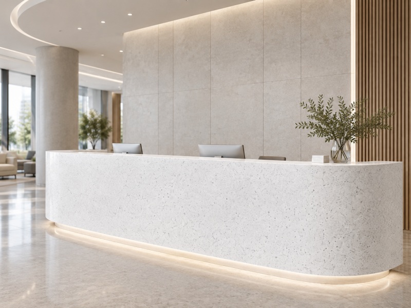 solid surface reception counter solid surface reception counter